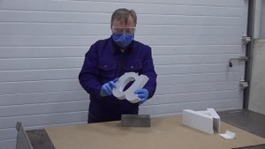 Производство ОБЪЕМНЫХ БУКВ из жидкого акрила. Сюжет программы "Легко" ТК "Дзержинск".