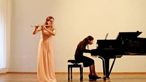 Отар Тактакишвили. Соната для флейты и фортепиано, 1 ч.