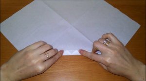 Новый способ красиво сложить бумажные салфетки для праздничного стола / DIY EASY NAPKIN FOLDING