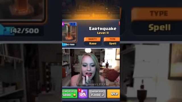 Earthquake clash royale meme