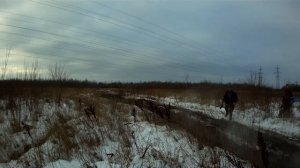 Дорога в поле, Уаз Пикап против Jeep.