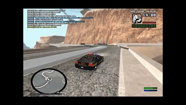 Bone County Roleplay: Bone County Sheriff's Department chase Winsor/Huntley смотреть онлайн