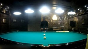 Урок 4. Забиваем прицельный шар, оставляя свой  на клапштосе