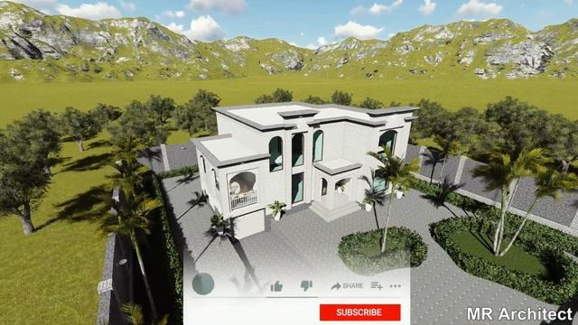 Проект двухэтажного дома. Обзор дома смотреть онлайн