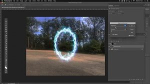 How to create a time travel portal in Adobe Photoshop