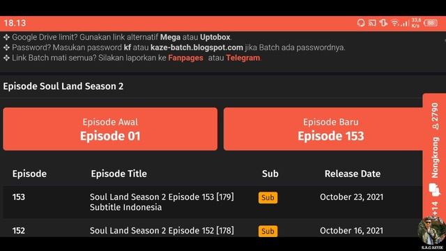 Tempat nonton anime donghua soul land season 2 sub indo terbaru смотреть онлайн