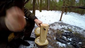 Цельнометаллический нож Енот из Х12МФ. Фирма СВ Клинок