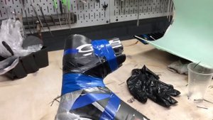 Реанимация карбоновой рамы с 4  открытыми переломами и 6  трещинами