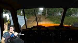 ЕДУ НА БАЙКАЛ - СИМУЛЯТОР ДАЛЬНОБОЙЩИКА - СУРОВАЯ РОССИЯ в EURO TRUCK SIMULATOR 2 + РУЛЬ