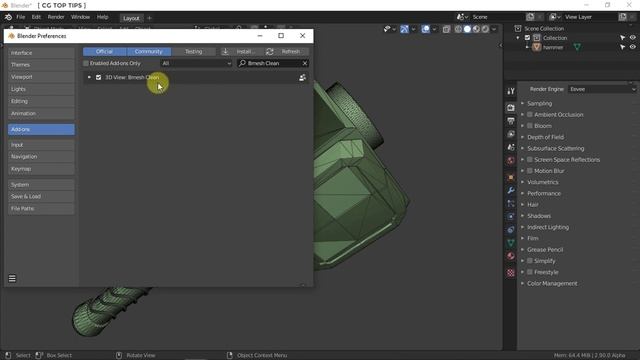 Bmesh Clean Addon in Blender