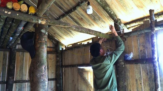 Episode 56 - Making a loft for furniture and making a temporary kitchen for cooking смотреть онлайн