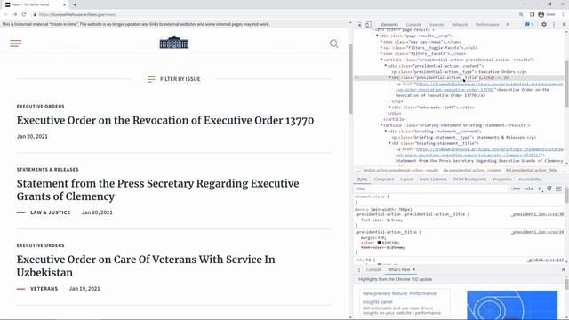 Beginner Data Science Project (White House News Analysis) Part 1: Web Scraping смотреть онлайн