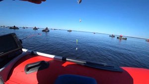 Рыбалка на Корюшку с Лодки. Финский Залив. Дамба Юг Морская Сторона.