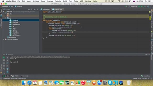 Java для начинающих. Урок 8: Цикл do...while. смотреть онлайн