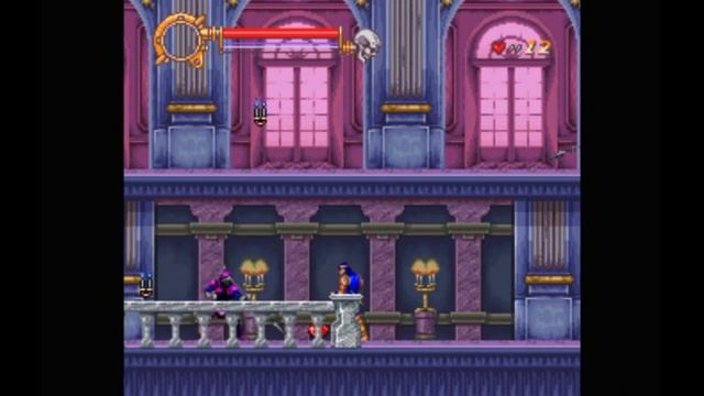 Super Nintendo (Snes) 16-bit Castlevania Dracula X stage 2 смотреть онлайн