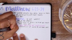 Bible Study on Matthew 6:25-34 | How to STOP Worrying | Bible Study Videos | Bible Study Journal