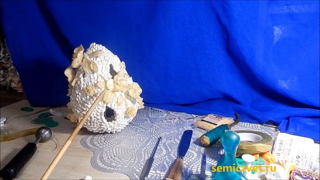 ?? Яйцо из морских ракушек своими руками. Светильник и сувенир