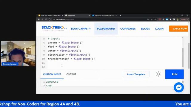 Code Your Future: 40-mins Coding Workshop for Non-Coders for Region 4A & 4B