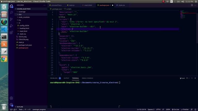 Build Electron Js Application tutorial | Easiest Way to create Desktop Application and Build смотреть онлайн