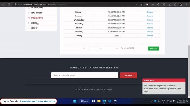 FoodOnline | Python-Django Full Stack Development
