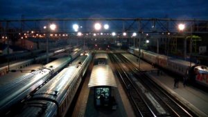 Прибытие ЭП1М-569 с поездом Москва — Кисловодск