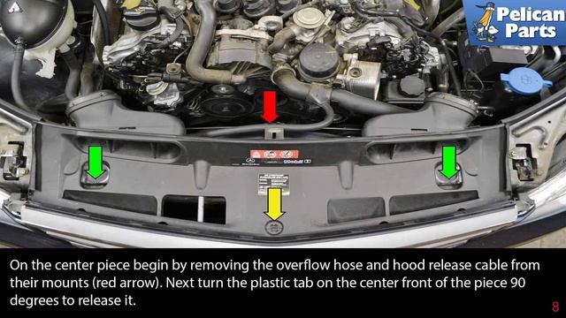 Mercedes-Benz W204 C-Class Radiator Fan Replacement смотреть онлайн