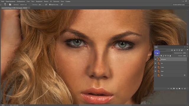 Уроки по Photoshop. Ретушь и Коррекция лица в Фотошопе