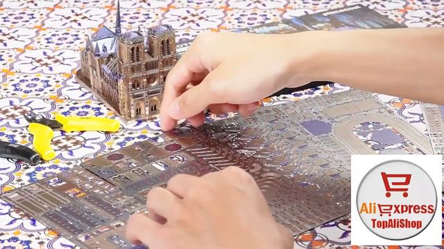 Необычный подарок для взрослых! 3D-пазл Собора Парижской Богоматери