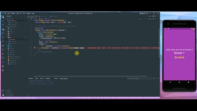 Flutter Tutorial 2022 | How to navigate between screens in Flutter | Navigation 1.0 | Part 1/2