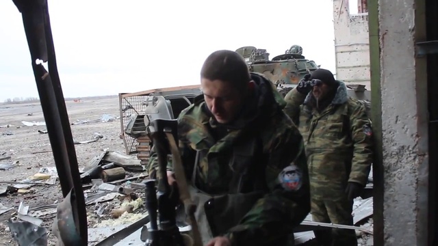 Грэм Филипс Аэропорт Донецка сегодня 24октября2014