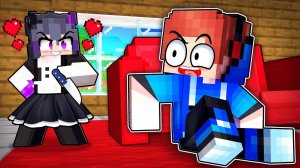 Моя ГОРНИЧНАЯ ВЛЮБЛЕНА В МЕНЯ в МАЙНКРАФТ!