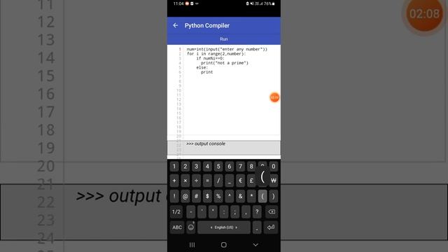 HOW TO CHECK PRIME NUMBER IN PYTHON