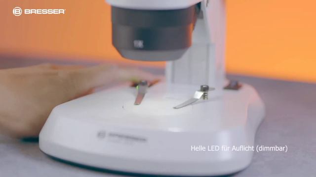 Bresser Mikroskop Analyth STR 10x - 40x Stereo Auflicht- und Durchlicht Mikroskop, Schwarz смотреть онлайн