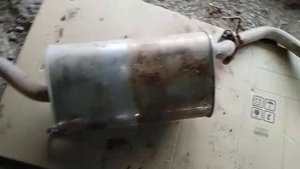 Глушитель Great Wall Hover H3 New 4G63S4T оригинал пробег 5600 км 1201100-K00-C1