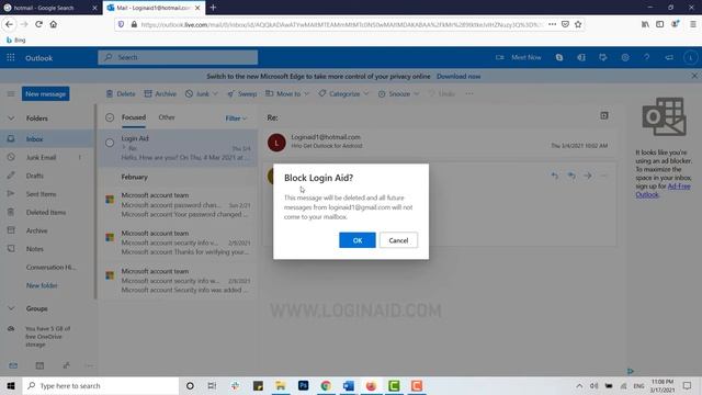 How To Block Email Address On Hotmail 2021 | Block Junk, Spam, Unwanted Email Address In Hotmail.co смотреть онлайн