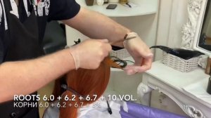 Hair pre pigmentation. Препигментация волос.
