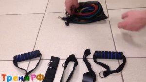 Трубчатый эспандер из 11 предметов - Комплектация, использование.