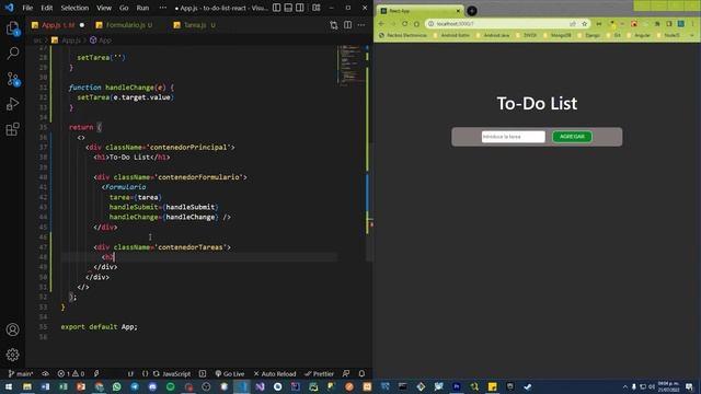 Creación de To Do List en ReactJS смотреть онлайн