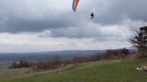 Посадка, параплан Крым. Тас-Тао штиль(запад)