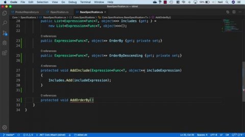 060 Adding a sorting specification class