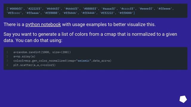 Getting individual colors from a color map in matplotlib смотреть онлайн