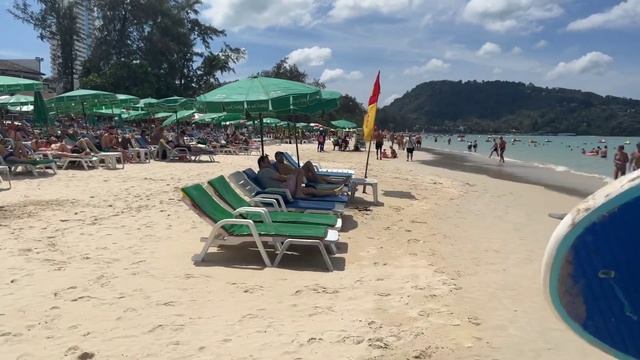 Пхукет 2023, пляж Патонг. Phuket 2023, Patong beach.