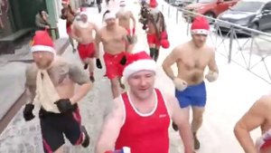 Новогодний кросс по улицам г. Новосибирска. С новым 2022годом.