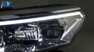 Headlights for VW Passat B8 3G Facelift (2016-2019) LED 2020 Look with Sequential Dynamic by KiTT