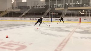 Max Ivanov coaching Evgeni Malkin , Sidney Crosby , Eric Fehr and Pittsburgh Penguins