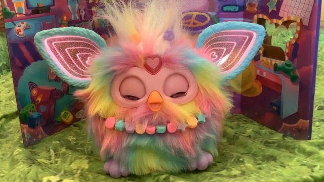 Furby is back! new version for 2023! Tie Dyed! Unboxing & 2 Furbies Connected Interaction #furby смотреть онлайн