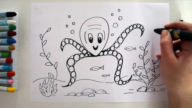 #какнарисовать #ОСЬМИНОГ Уроки Рисования Для Детей #howtodraw #OCTOPUS #drawforchildren смотреть онлайн