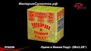 РС 8299 Удачи в Новом году (1,2х36 залпов). www.isalutov.ru тел.: 8908 992-43-53 / 89146649499
