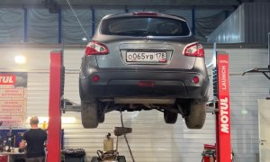 Замена масла в вариаторе Nissan Qashqai J10 Jf015e