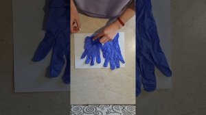 Алгоритм надевания и снятия стерильных перчаток